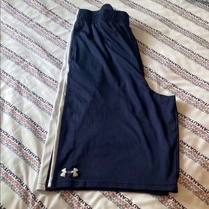 Under Armour Blue and White Athletic Shorts
